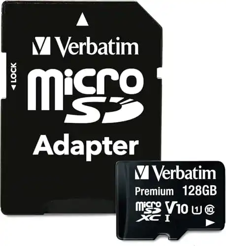 Verbatim 128GB Micro SDXC Speicherkarte Premium Edition mit Adapter