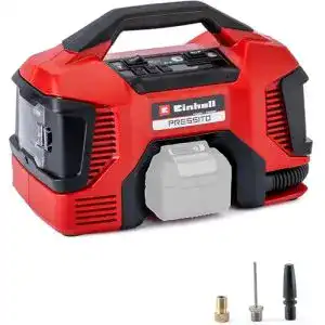 Tragbarer Einhell Hybrid-Kompressor PRESSITO Power für Druckluft