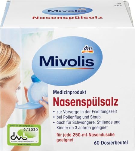 Nasenspülsalz Das Gesunde Plus, 1 x 60 Beutel Medizinprodukt