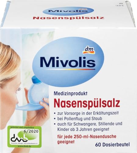Nasenspülsalz Das Gesunde Plus, 1 x 60 Beutel Medizinprodukt