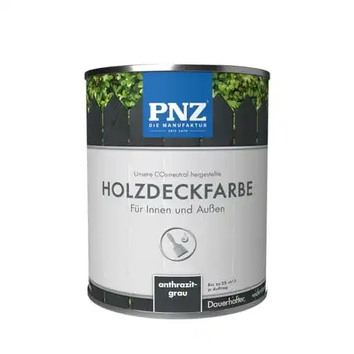 Holzschutzfarbe PNZ Holzdeckfarbe 2,5L Anthrazitgrau