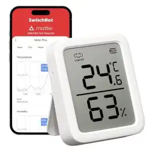 Hygrometer SwitchBot Thermometer für Innenräume mit Bluetooth-Funktion