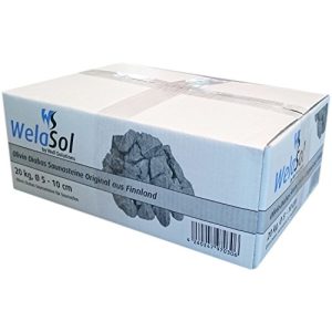 Saunasteine Welasol für Saunaofen – Geprüfte und vorgewaschene Premiumqualität