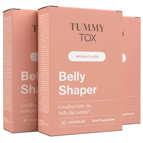 TummyTox Belly Shaper mit Grüntee, Cayennepfeffer und Morosil – 90 Kapseln