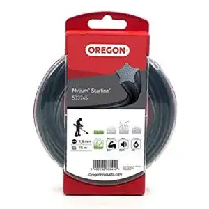 Mähfaden 1,6 mm Oregon Nylum Star Trimmerfaden für Freischneider