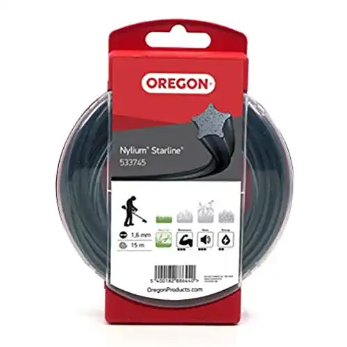 Mähfaden 1,6 mm Oregon Nylum Star Trimmerfaden für Freischneider