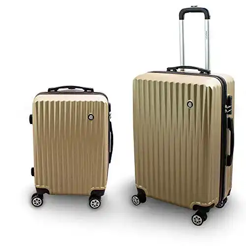 2-teiliges Kofferset Lacestone Barut in M und L für sicheres Reisen