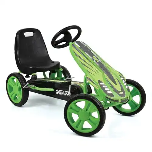 Hauck Gokart Speedster Tretauto für Kinder von 4 bis 8 Jahren, bis 50 kg