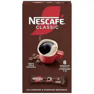 Nescafé Classic Kaffee-Sticks, löslicher Kaffee für unterwegs