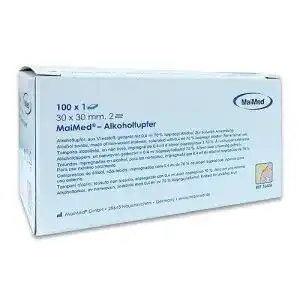Alkoholtupfer Saxomed Alkohol Pads 100 Stück 30mm x 30mm