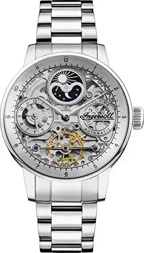 Ingersoll The Jazz Herren Uhr Automatik mit Edelstahl Armband