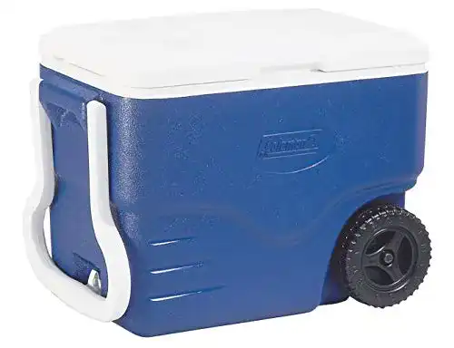 Coleman Passive Kühlbox 40 QT mit Rädern – 37,5 Liter Kapazität