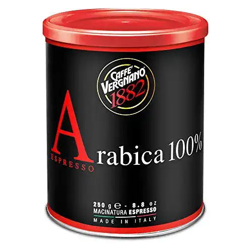 Espresso Caffè Vergnano 1882 Kaffee Dose 100% Arabica gemahlen