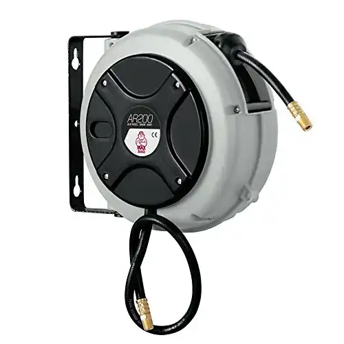 Druckluftschlauch-Aufroller Maxtools AR200 für Werkstatt