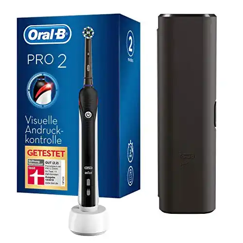 Elektrische Zahnbürste Oral-B Pro 2 2500 – Wiederaufladbar mit 3D-Technologie