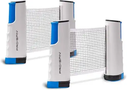 Tischtennisnetz PRO SPIN – Ausziehbares Tragbares Tischtennisnetz