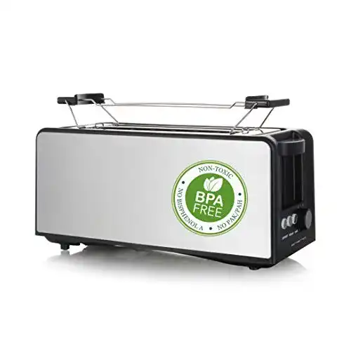 4-Scheiben-Toaster Emerio TO-124806 aus Edelstahl mit 1400 W