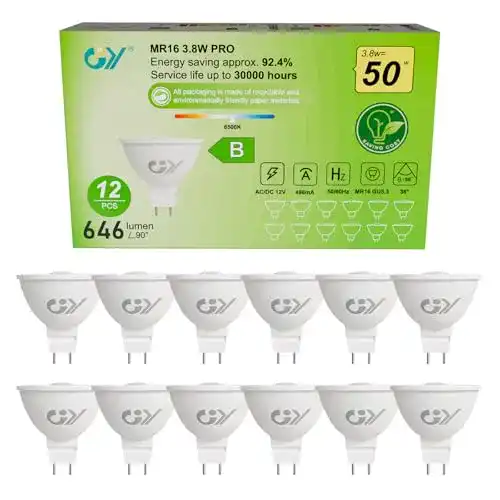 MR16 LED GU5.3 Lampe 12V 3,8W Kaltweiß 663 Lumen