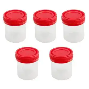 Urinbecher Romote 5x 40 ml – Messbecher aus Kunststoff