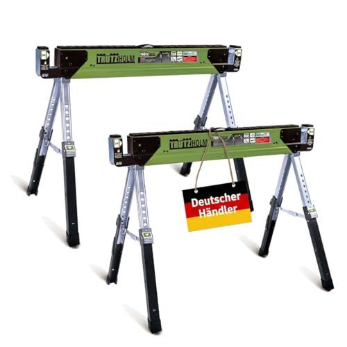 Höhenverstellbarer Arbeitsbock TRUTZHOLM bis 650/1300 kg