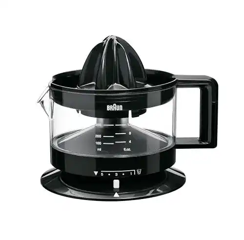 Braun Household CJ3000 BK Zitruspresse – Entsafter für Zitrusfrüchte