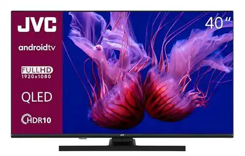 JVC QLED TV 40 Zoll Full HD Android Smart TV mit HDR und Triple-Tuner