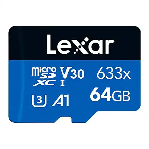 Lexar 64GB Micro SD Karte – SDXC UHS-I ohne SD-Adapter