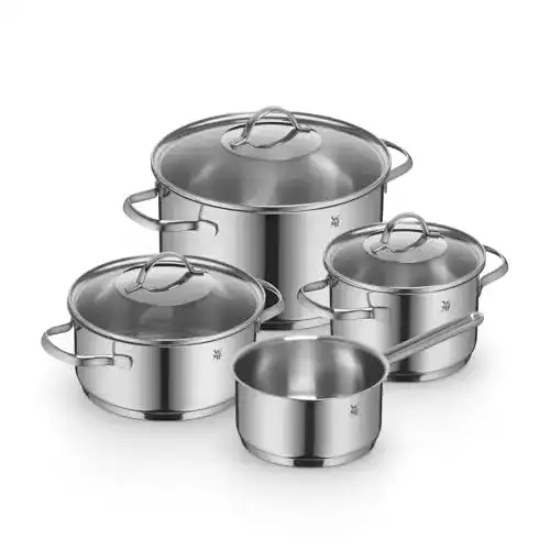 WMF Provence Plus Induktion Topfset 4-teilig, Kochtopf Set für vielseitiges Kochen
