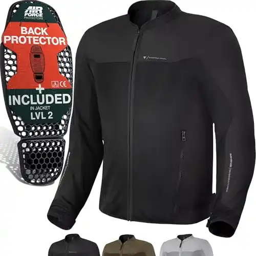 Motorradjacke Herren Shima OpenAir mit Protektoren und Belüftung