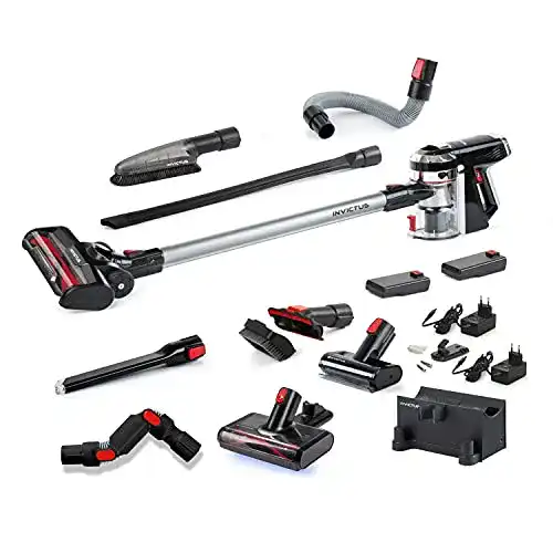 Genius Invictus X9 Akkustaubsauger mit Mini-Elektrobürste im Set