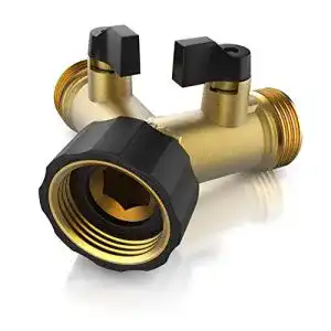 Wasserverteiler Brandson 2-Wege Ventil Y-Verteiler für 3/4 Zoll