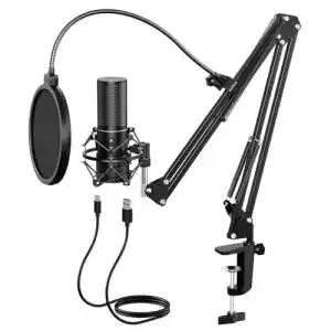 Kondensatormikrofon TONOR Q9 USB für PC und Gaming