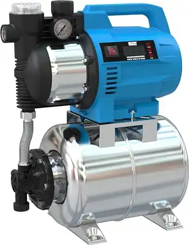 Güde Hauswasserwerk HWW 1400.3 VF INOX mit 1400 W Leistung