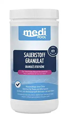 Aktivsauerstoff Pool Medipool Schwimmbadpflege Granulat 1 kg