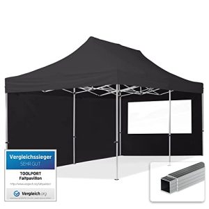 Faltpavillon TOOLPORT 3x6m mit 2 Seitenteilen für Events