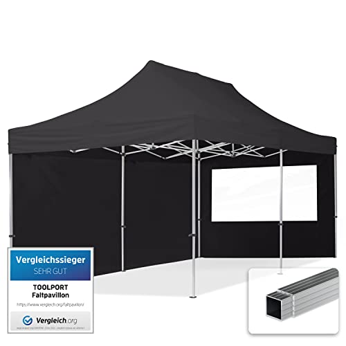 Faltpavillon TOOLPORT 3x6m mit 2 Seitenteilen für Events