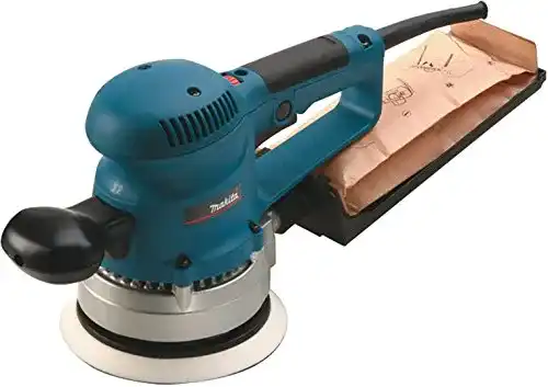 Exzenterschleifer 150 mm von Makita BO6030JX mit Schleifpapier-Set