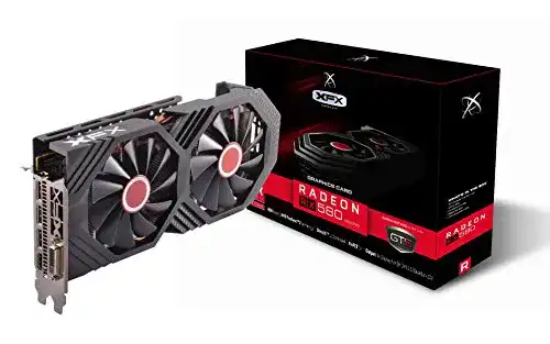 XFX AMD Radeon RX580 GTS Grafikkarte mit 8GB GDDR5 Speicher