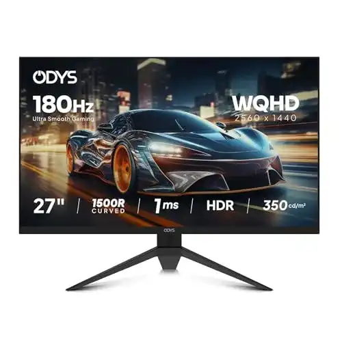 IPS Monitor Odys i27-Q-180 27 Zoll Gaming Monitor mit WQHD Auflösung