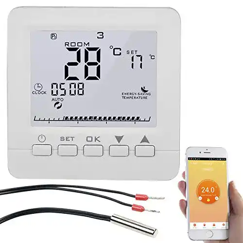 WLAN Raumthermostat von Revolt zur Steuerung der Fußbodenheizung