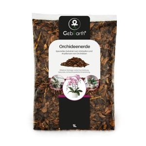 Orchideenerde Gebearth – Substrat für Orchideen 1 Liter