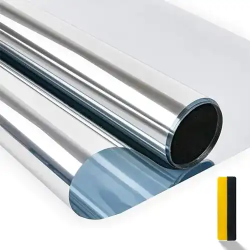Zindoo Spiegelfolie für Fenster – Transparente Innenfolie