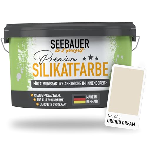 Silikatfarbe für Innenräume – Seebauer DIY Beige 5L