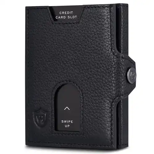 Kartenetui mit Münzfach von Heesen – Slim Wallet aus Echtleder