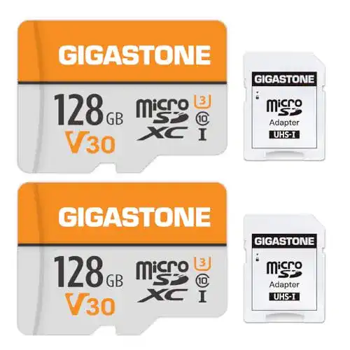 Gigastone Micro-SD Speicherkarte 128GB im 2er Set