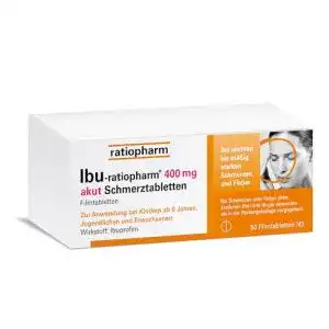Erkältungsmedikamente ratiopharm Ibuprofen 400 mg akut