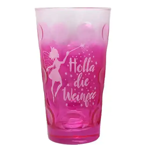 Dubbeglas mit Gravur 0,5 Liter aus Glas für Weinliebhaber