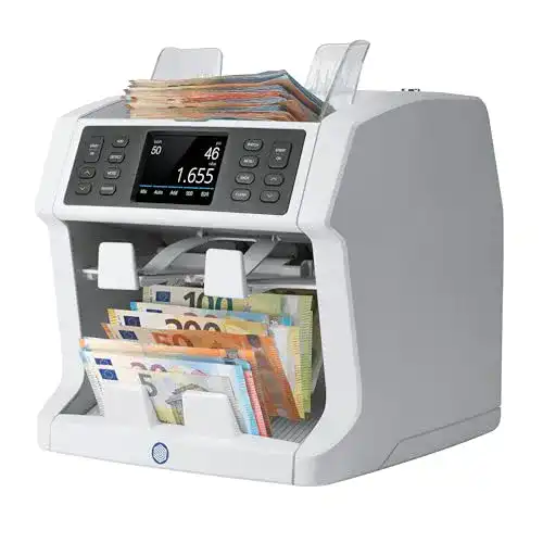 Geldzählmaschine Safescan 2985-SX für Wertzählung und Sortierung