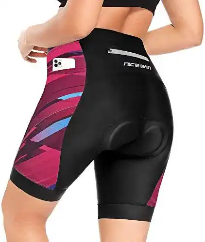 Fahrradhose Damen mit 4D Sitzpolster von NICEWIN