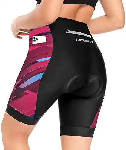 Fahrradhose Damen mit 4D Sitzpolster von NICEWIN